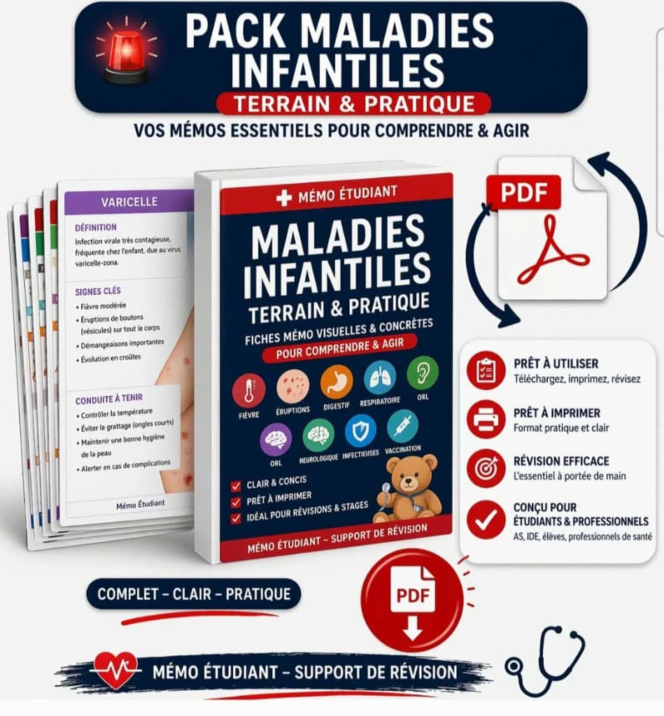 Couverture de la ressource « Pack Maladies Infantiles Terrain & Pratique »