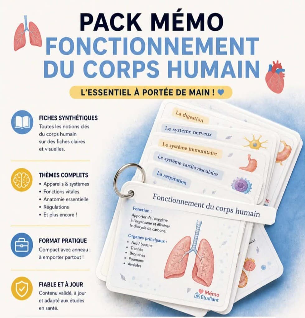 Couverture de la ressource « Pack Mémo Fonctionnement du Corps Humain »